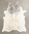 Grey Brindle XX-Large Brazilian Cowhide Rug 8'4