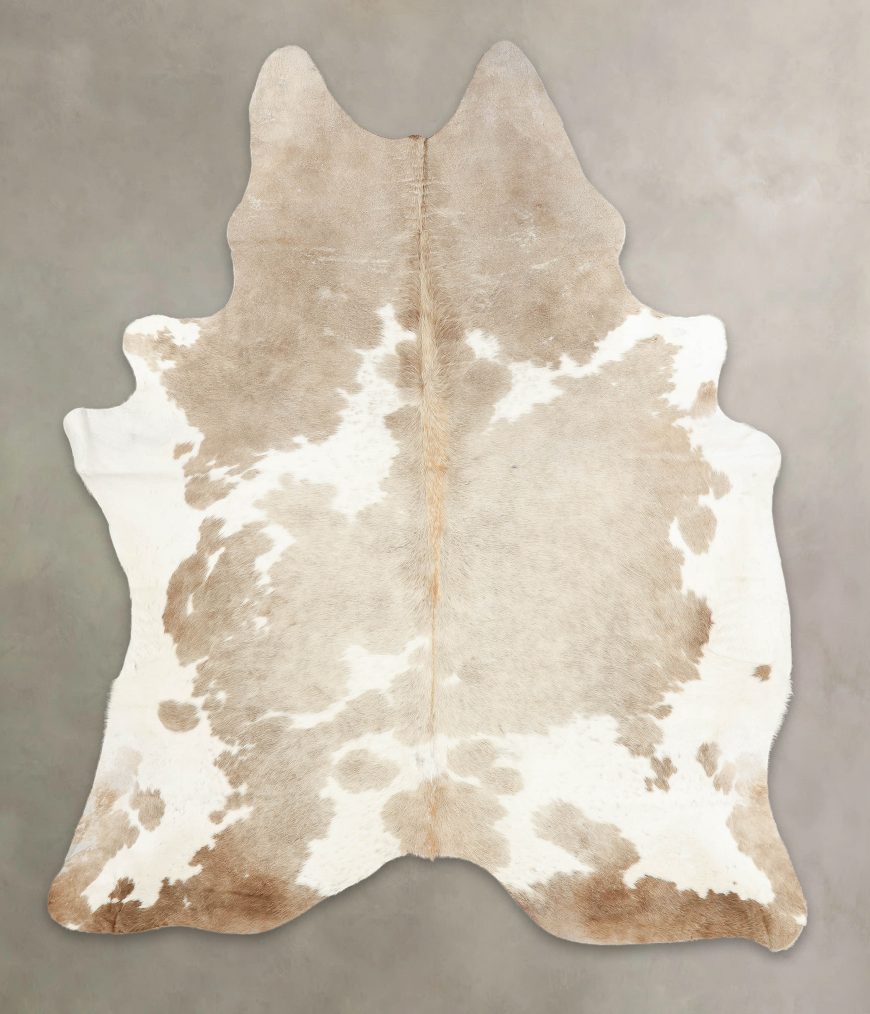 Grey with White Cowhide Rug #B2996