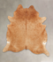 Solid Brown XX-Large Brazilian Cowhide Rug 8'0