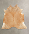 Beige X-Large Brazilian Cowhide Rug 7'0