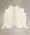 Ivory with Beige X-Large Brazilian Cowhide Rug 6'2