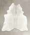 Light Grey X-Large Brazilian Cowhide Rug 6'8
