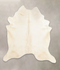 Ivory with Beige XX-Large Brazilian Cowhide Rug 8'5
