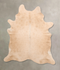 Beige X-Large Brazilian Cowhide Rug 7'1
