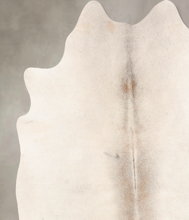 Grey with Beige X-Large Brazilian Cowhide Rug 6'9"H x 6'1"W #B7055 by Hudson Hides
