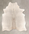 Medium Grey Large Brazilian Cowhide Rug 6'7