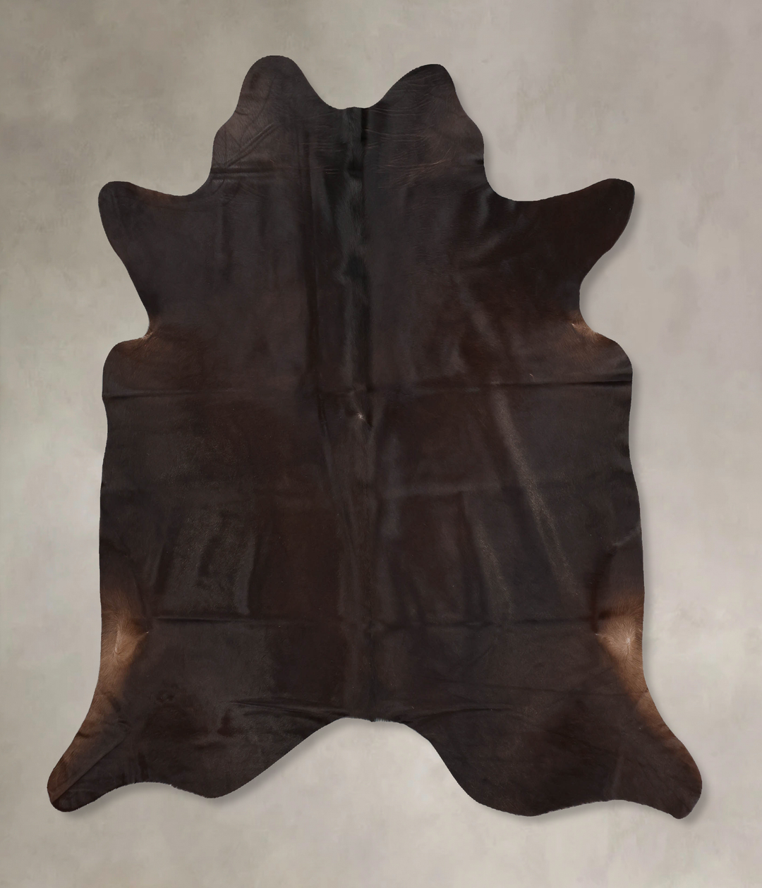 Chocolate X-Large Brazilian Cowhide Rug 6'10"H x 6'4"W #B7301 by Hudso