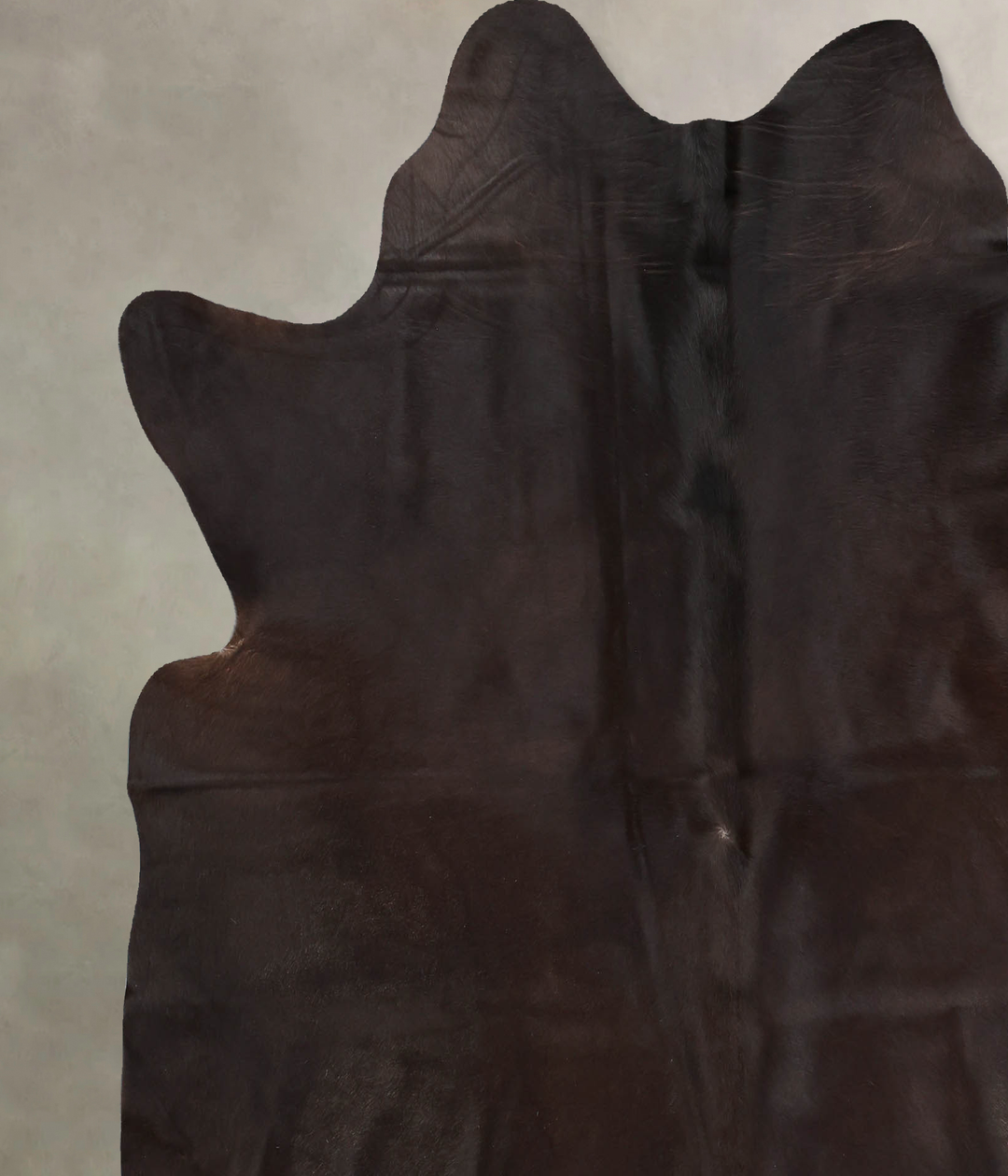 Chocolate X-Large Brazilian Cowhide Rug 6'10"H x 6'4"W #B7301 by Hudso