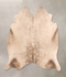 Champagne X-Large Brazilian Cowhide Rug 6'2