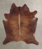 Medium Brindle X-Large Brazilian Cowhide Rug 6'11