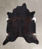Dark Brindle XX-Large Brazilian Cowhide Rug 8'1