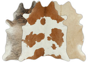 Soft Light Brown Cowhide Rugs