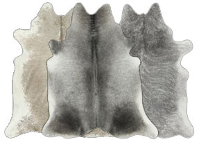 Timeless Grey Cowhide Rugs