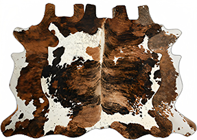 Tricolor Cowhide Rugs