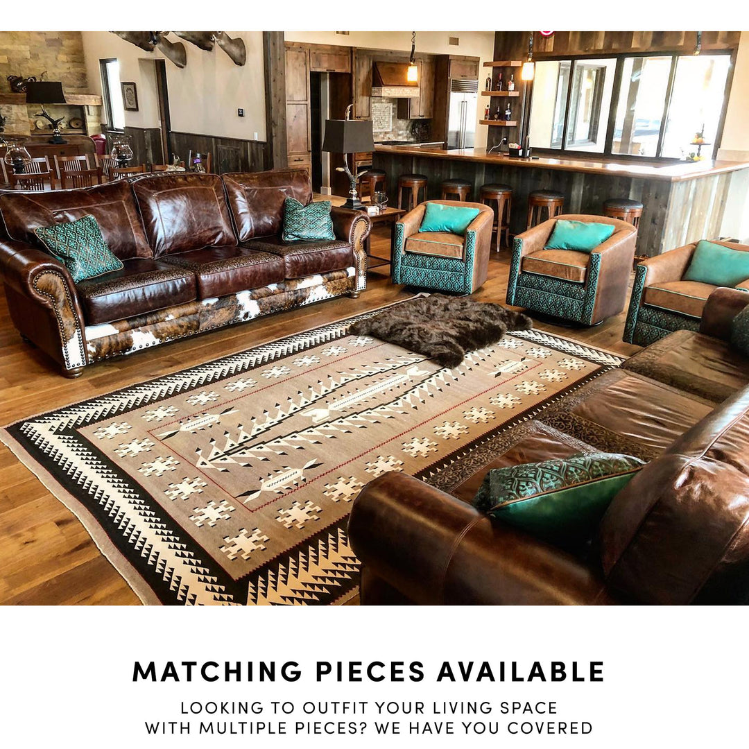 Rustic Lodge Double Reclining Theater Love Seat