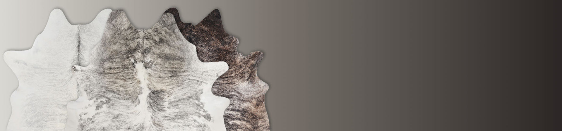 Grey Brindle Cowhide Rugs