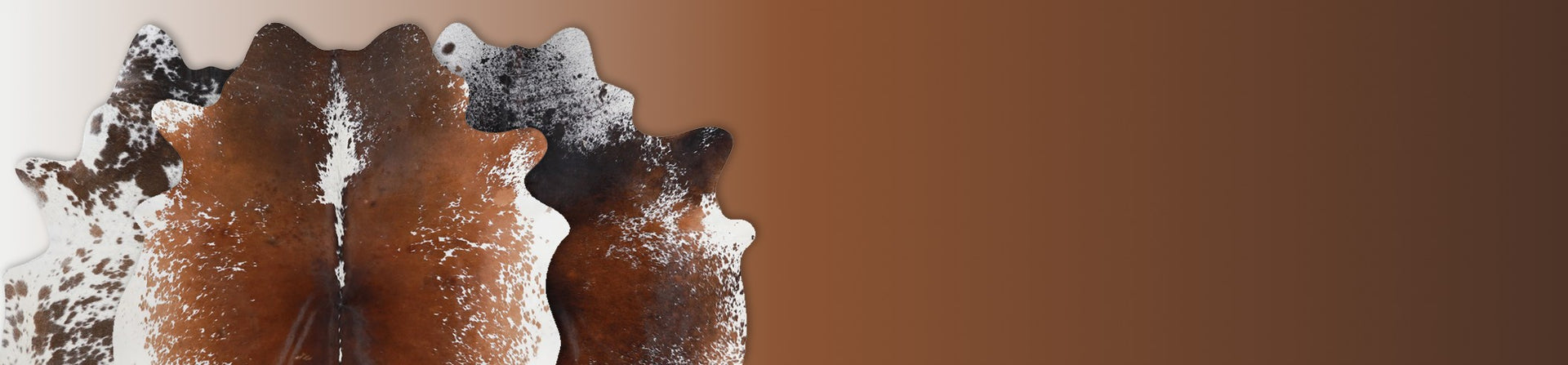 Salt & Pepper Brown Cowhide Rugs