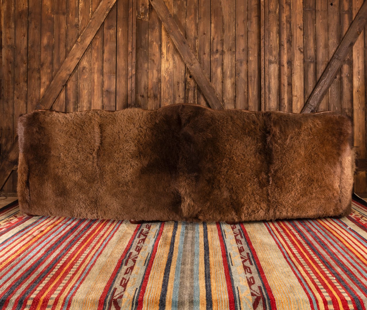 Yellowstone Buffalo Curved Back Sofa