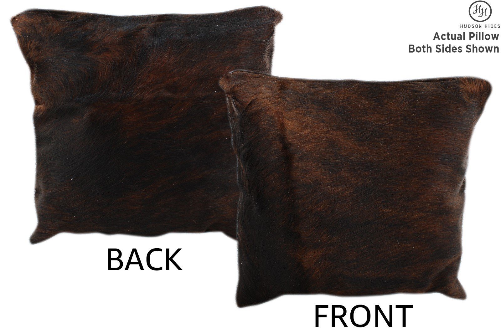 Dark Brindle Cowhide Pillow #11240