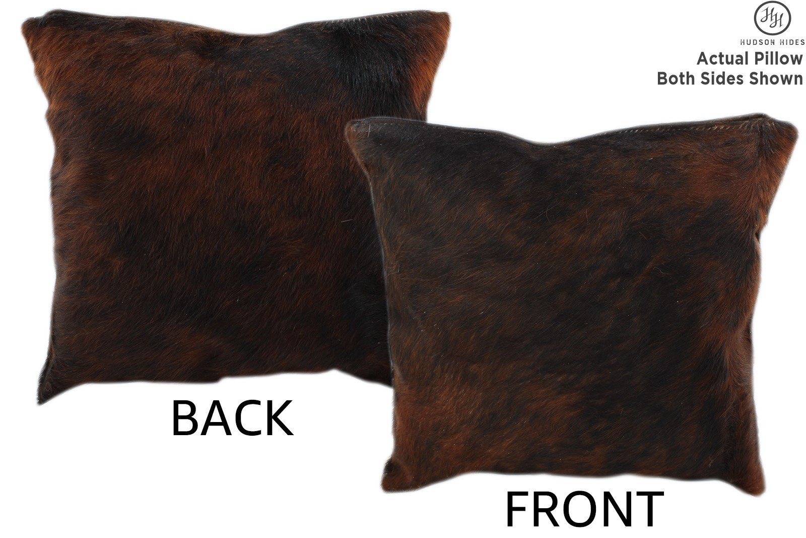 Dark Brindle Cowhide Pillow #11241