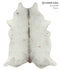 Salt and Pepper Brown XX-Large Brazilian Cowhide Rug 8'4