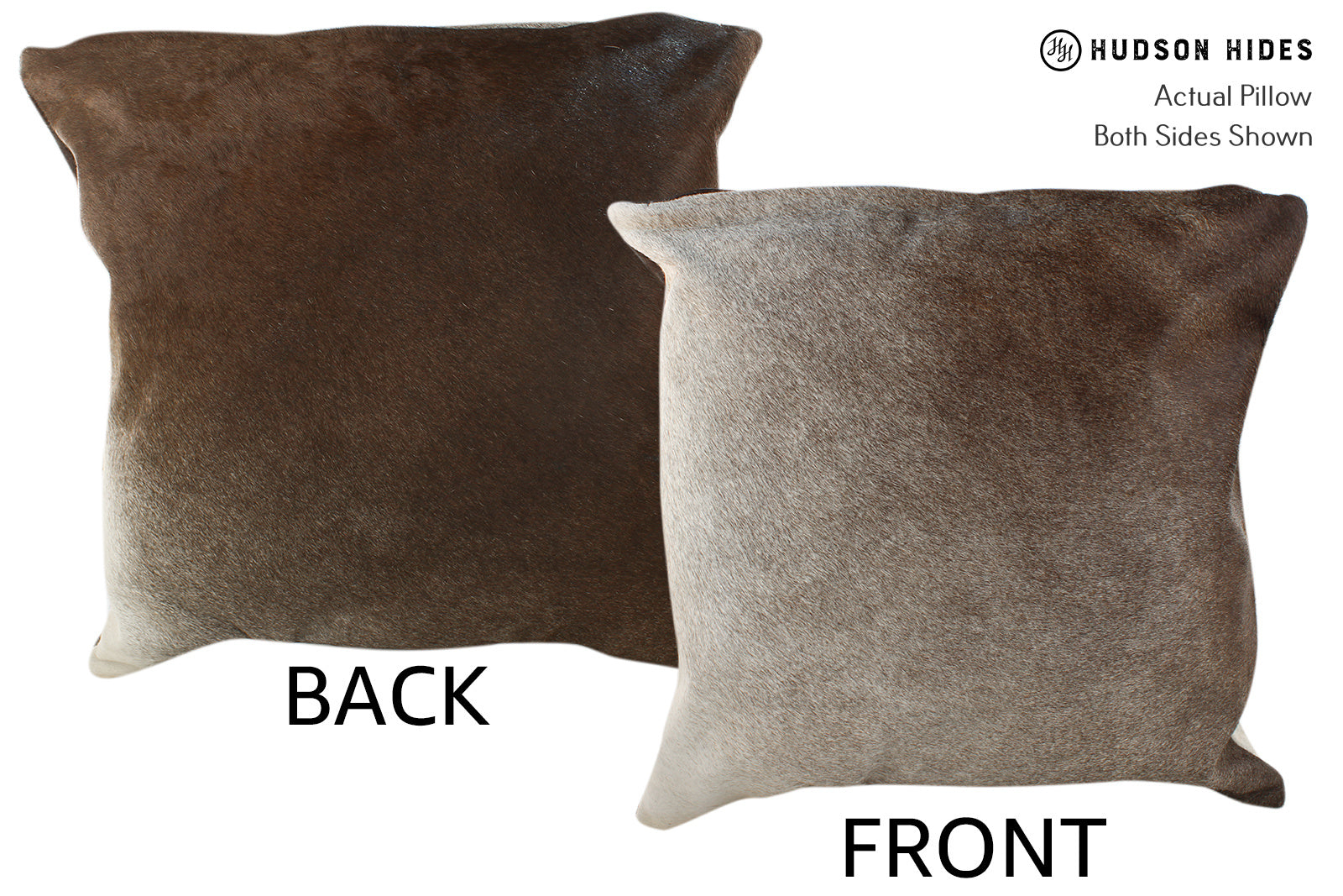 Grey Cowhide Pillow #19483