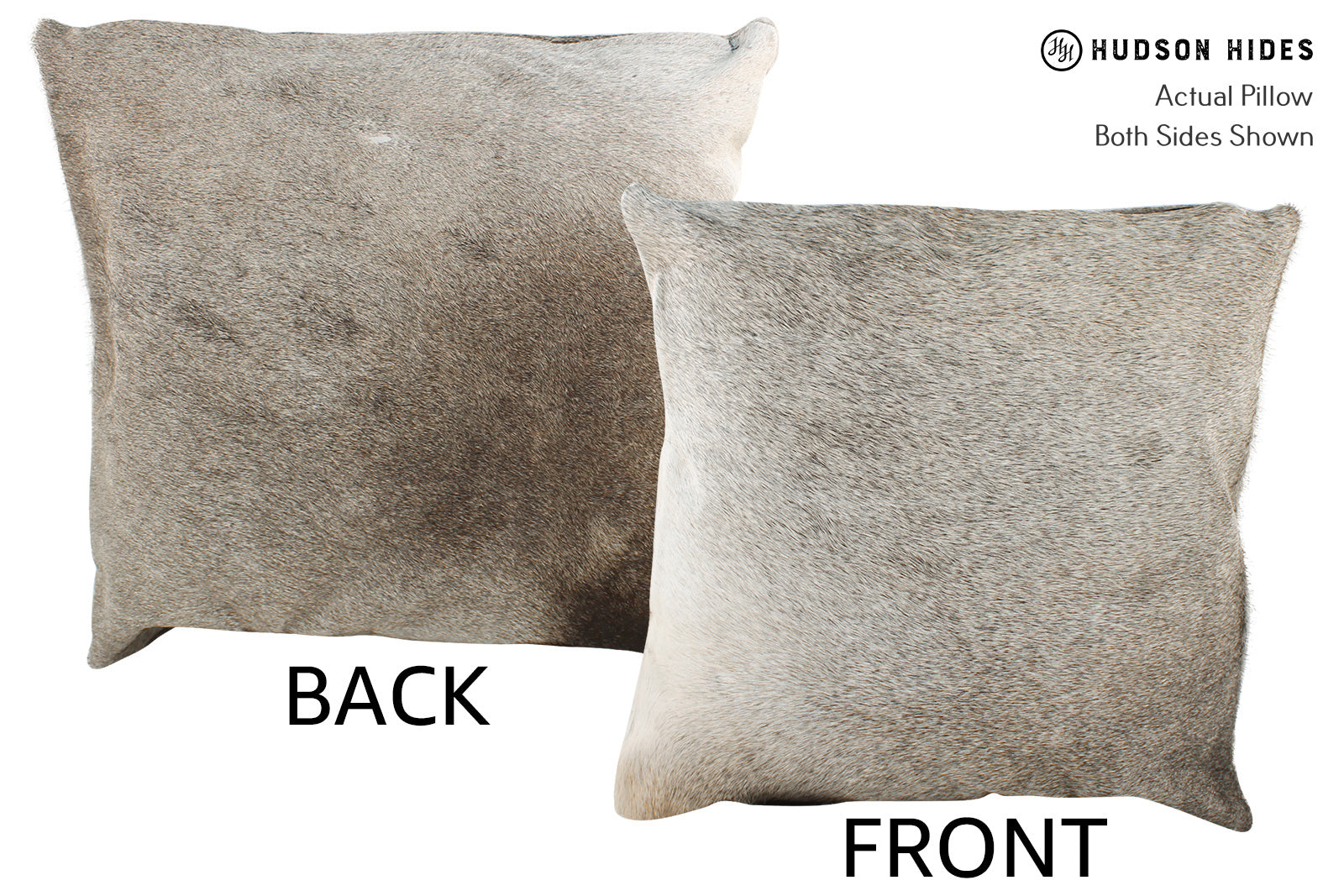 Grey Cowhide Pillow #20999