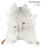 Salt and Pepper Brown X-Large Brazilian Cowhide Rug 7'6