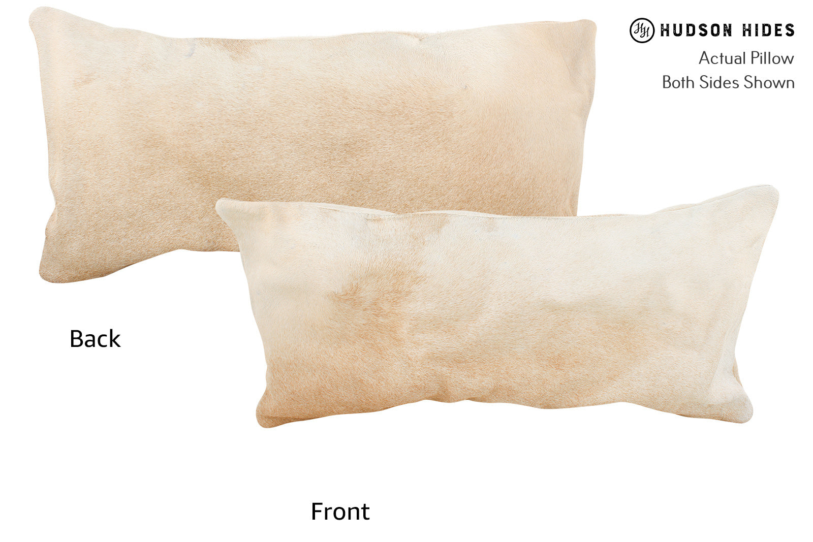 Beige Cowhide Pillow #23941