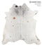 Salt and Pepper Brown X-Large Brazilian Cowhide Rug 7'0