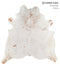Salt and Pepper Brown X-Large Brazilian Cowhide Rug 7'0