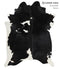 Black and White X-Large Brazilian Cowhide Rug 7'8