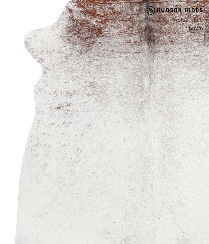 Salt and Pepper Brown X-Large Brazilian Cowhide Rug 6'10"H x 6'4"W #28335 by Hudson Hides