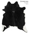 Black and White X-Large Brazilian Cowhide Rug 7'3