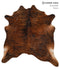 Dark Brindle X-Large Brazilian Cowhide Rug 6'11