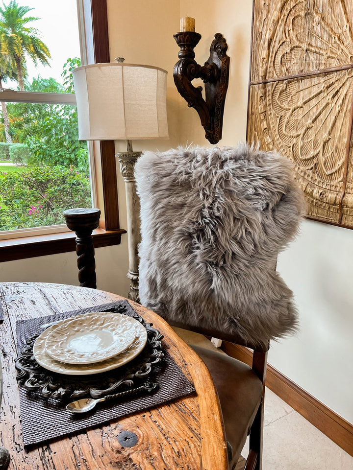 Grey New Zealand Sheepskin 2' x 3' by Hudson Hides