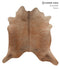 Caramel X-Large Brazilian Cowhide Rug 7'1
