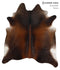 Chocolate X-Large Brazilian Cowhide Rug 7'3