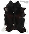 Black and White X-Large Brazilian Cowhide Rug 7'3