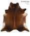 Chocolate X-Large Brazilian Cowhide Rug 7'0