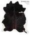 Black and White X-Large Brazilian Cowhide Rug 7'9