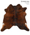 Dark Brindle X-Large Brazilian Cowhide Rug 6'11