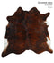 Dark Brindle X-Large Brazilian Cowhide Rug 6'7