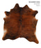 Dark Brindle X-Large Brazilian Cowhide Rug 6'11