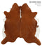 Brown and White Regular XX-Large Brazilian Cowhide Rug 7'5
