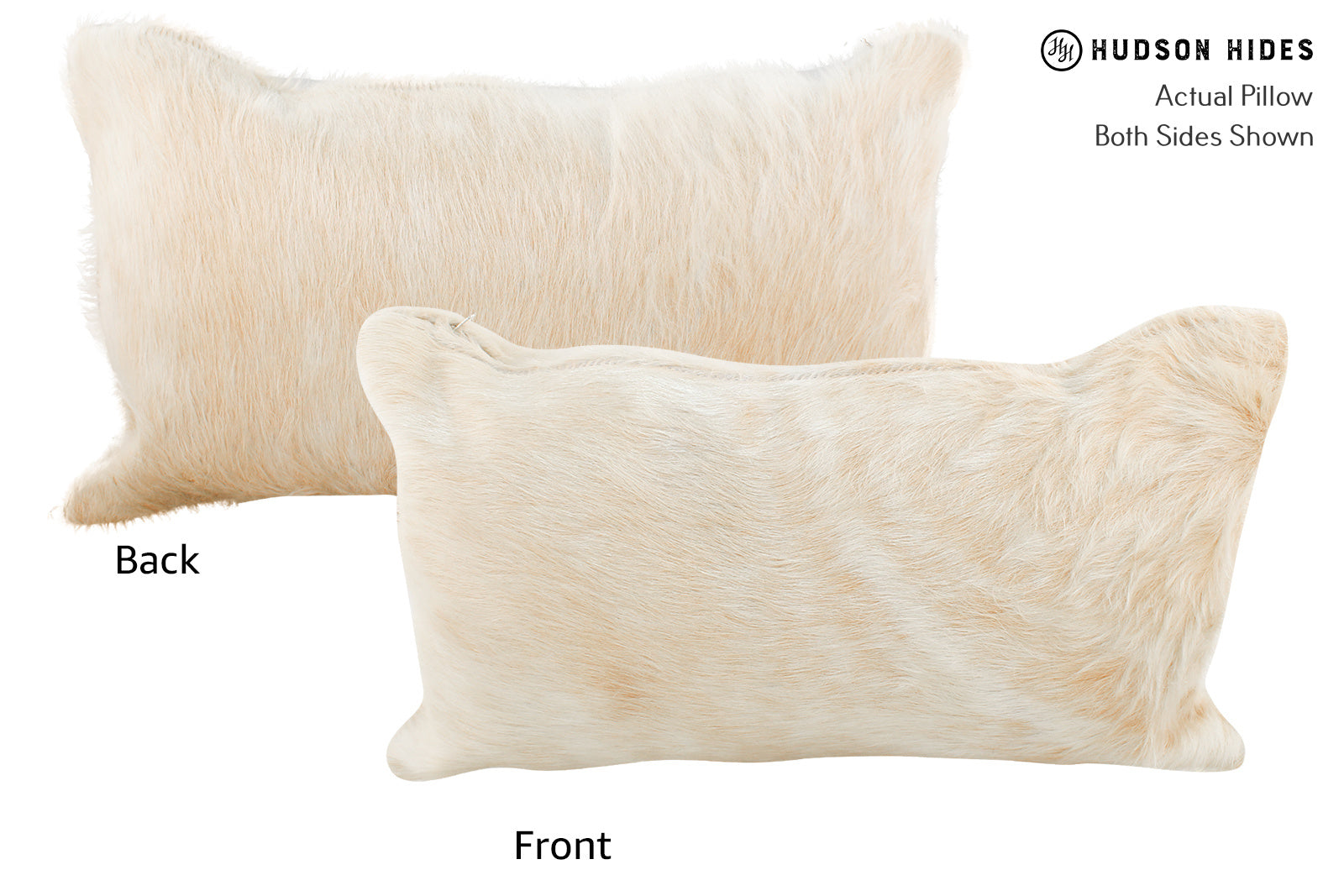 Beige Cowhide Pillow #35151