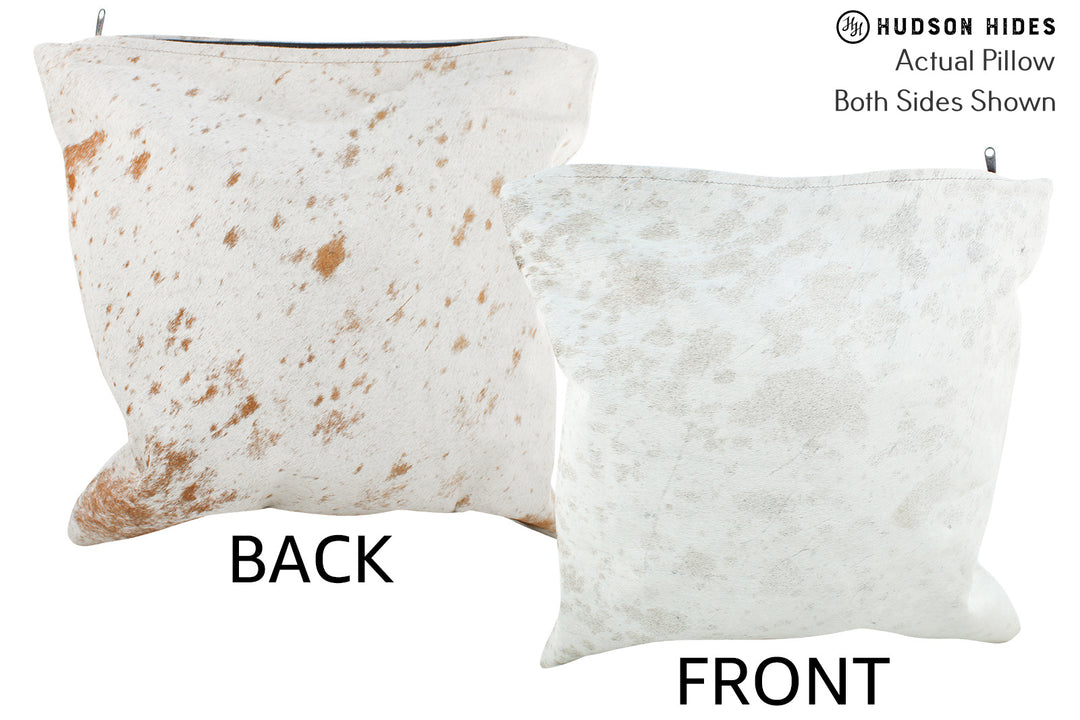 Salt and Pepper Brown Pillow 20"x20"#35978 by Hudson Hides