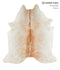 Salt and Pepper Brown X-Large Brazilian Cowhide Rug 6'9