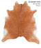 Solid Brown X-Large Brazilian Cowhide Rug 7'6