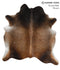 Chocolate X-Large Brazilian Cowhide Rug 7'1